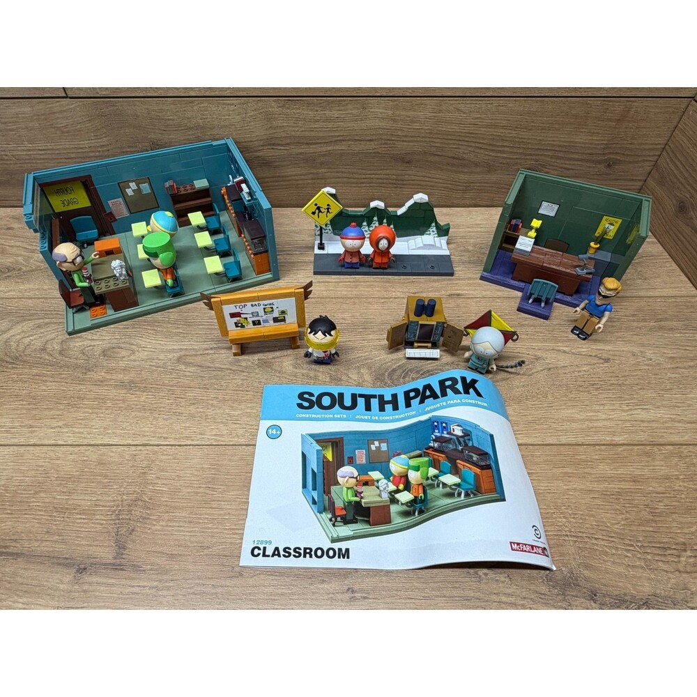 McFarlane Southpark Construction Building Sets - Lot of 5